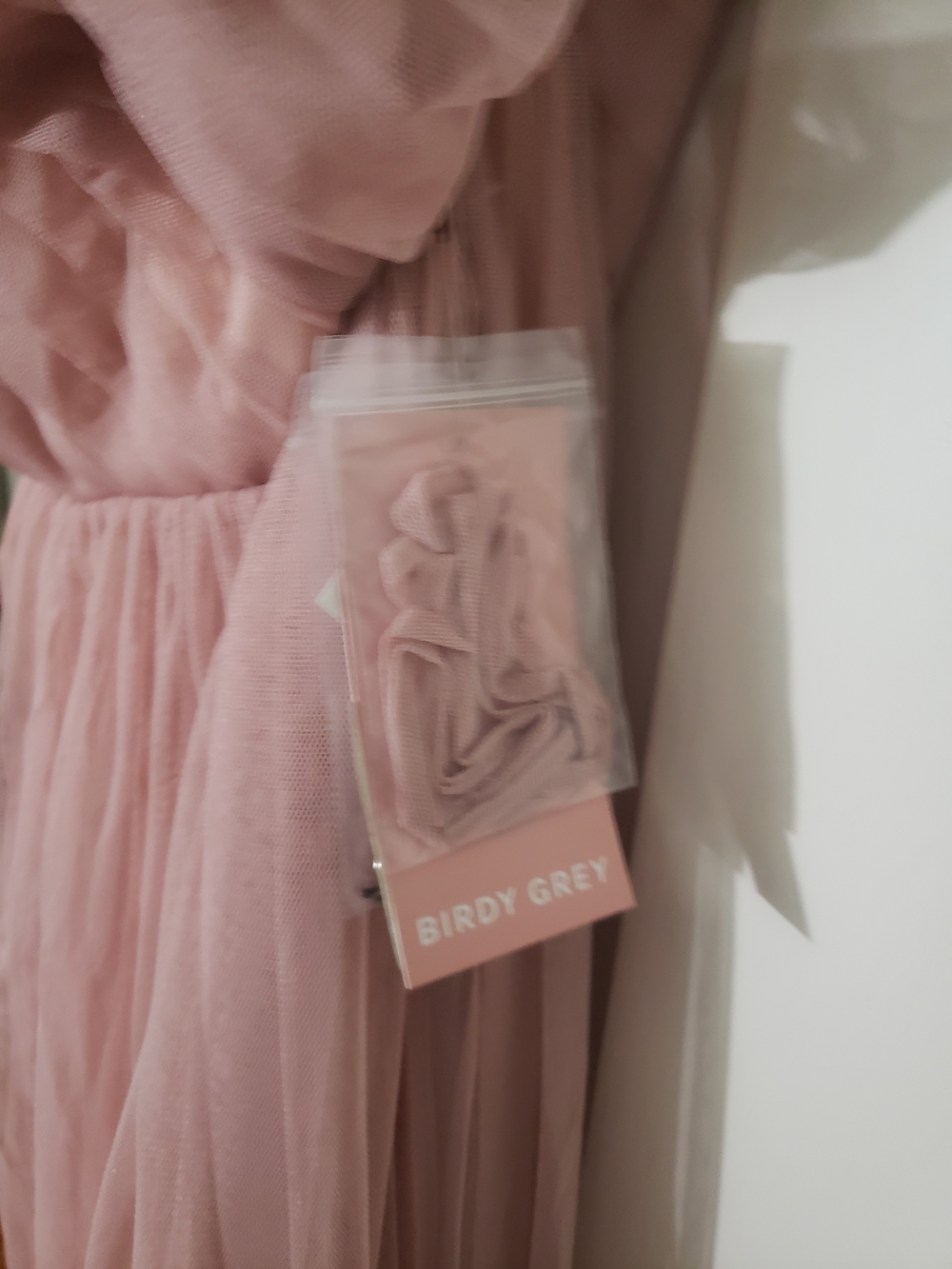 Birdy Grey Dusty Rose Chiffon Convertible Bridesmaid Dress - Picture 3 of 4